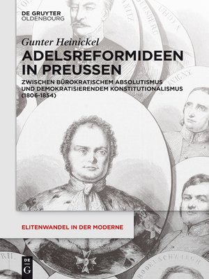 cover image of Adelsreformideen in Preußen